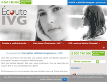 Tablet Screenshot of ecouteivg.org